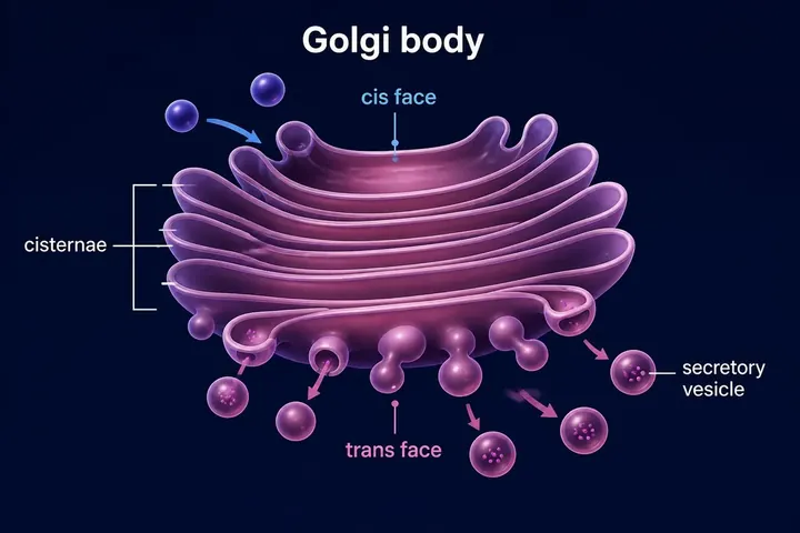 Golgi body — picture meaning