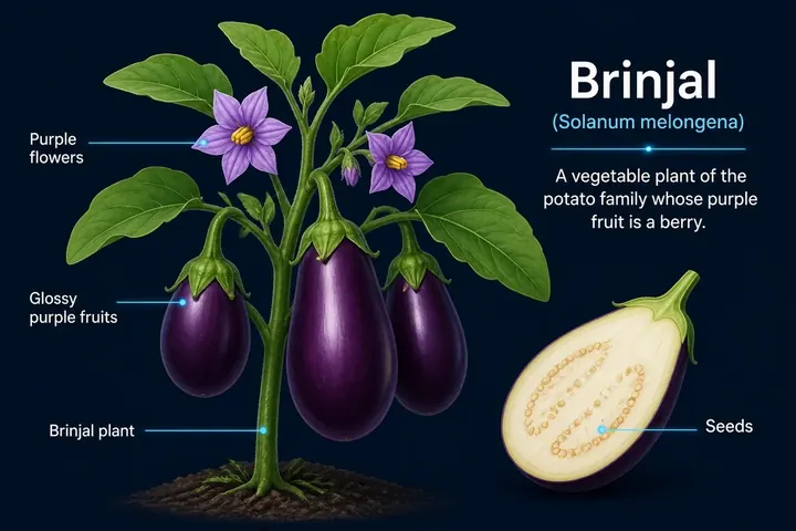 brinjal — picture meaning