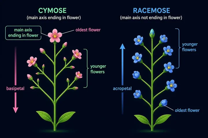 cymose — picture meaning