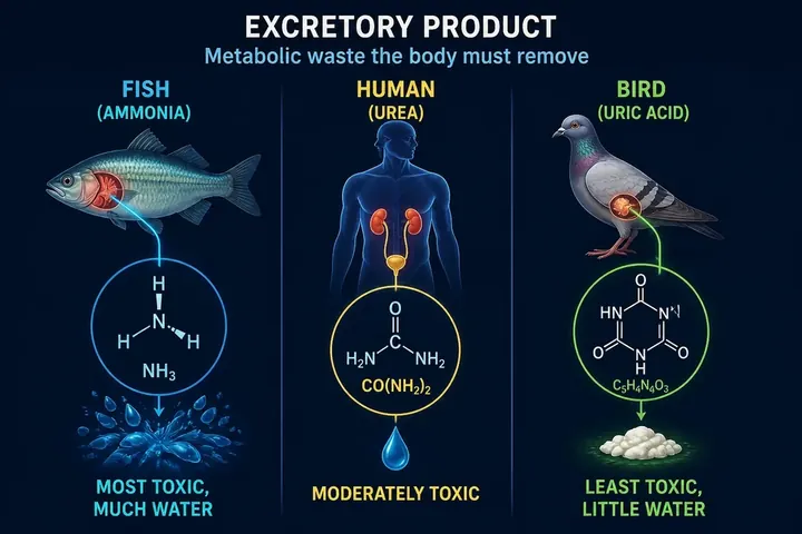 excretory product — picture meaning
