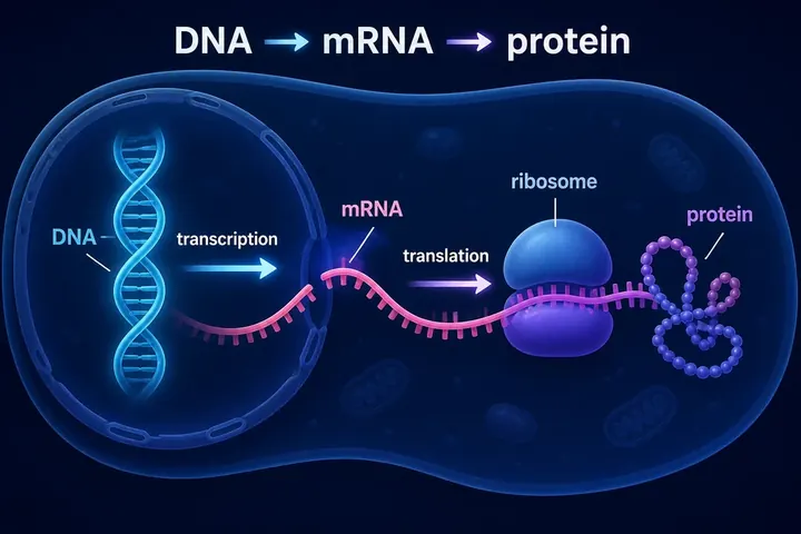 gene expression — picture meaning