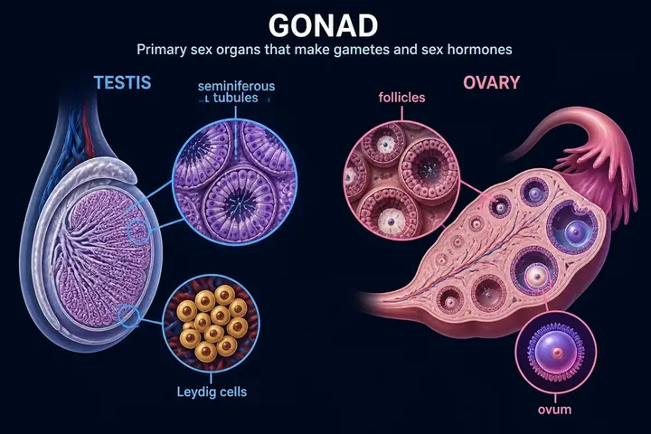 gonad — picture meaning