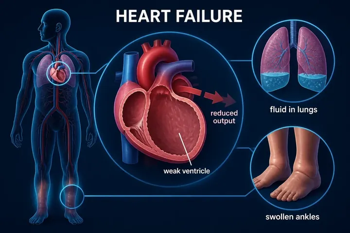 heart failure — picture meaning