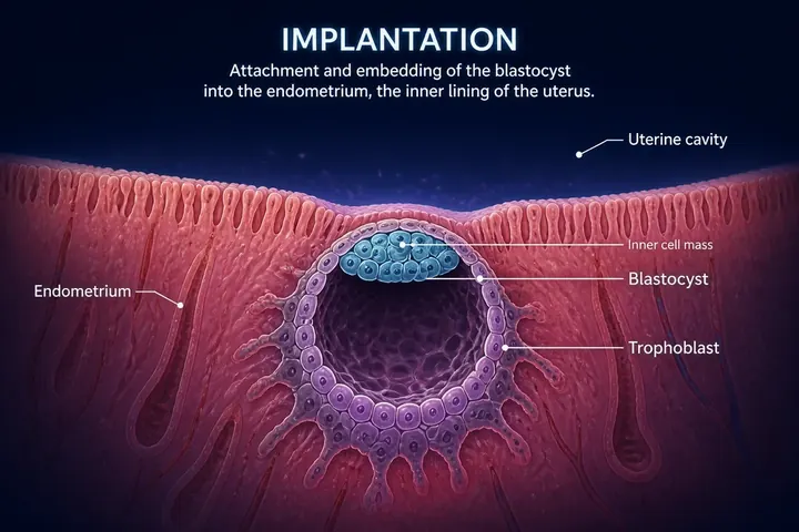 implantation — picture meaning