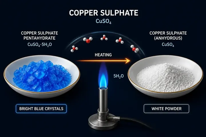 copper sulphate — picture meaning