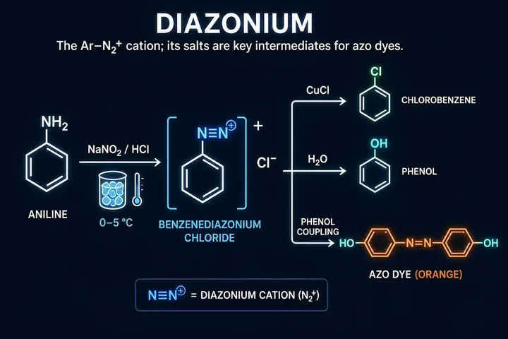 diazonium — picture meaning