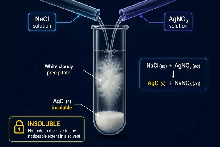 insoluble in Chemistry — picture meaning