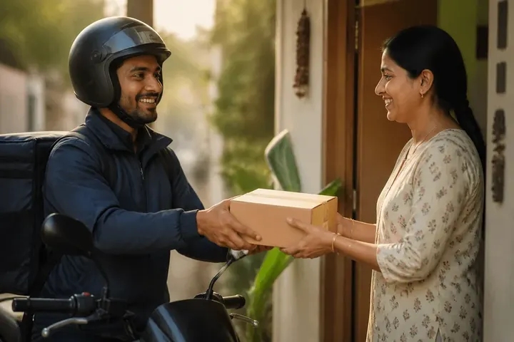 courier — picture meaning