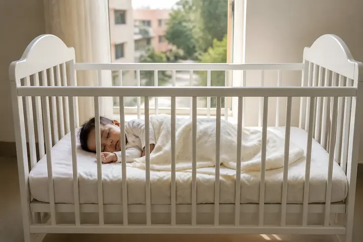 crib — picture meaning