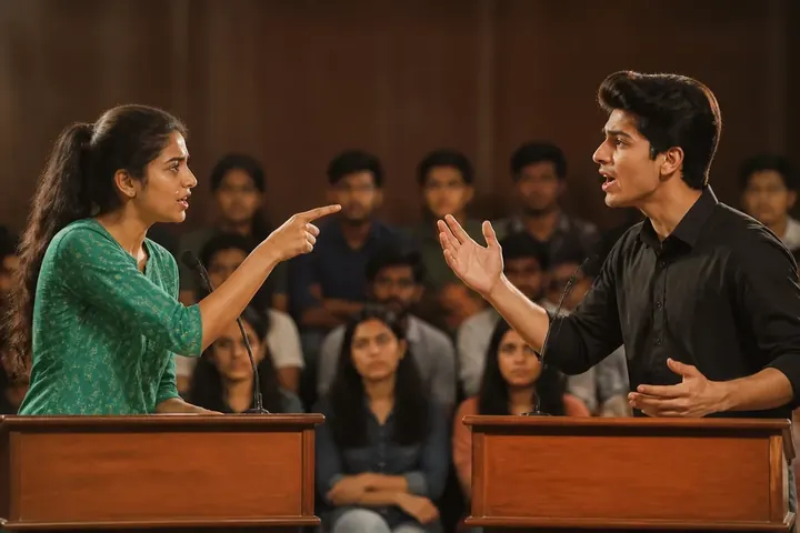 debate — picture meaning