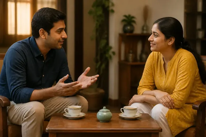 dialogue — picture meaning