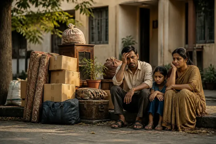 evict — picture meaning