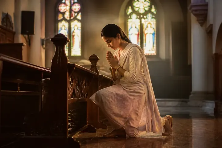 genuflect — picture meaning