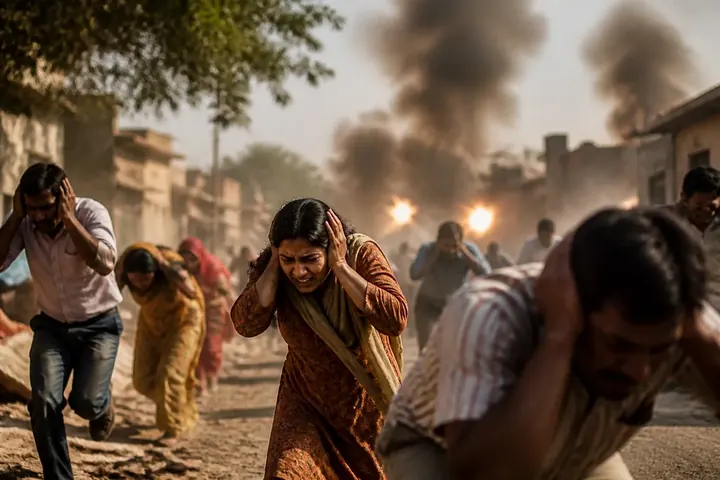 gunfire — picture meaning