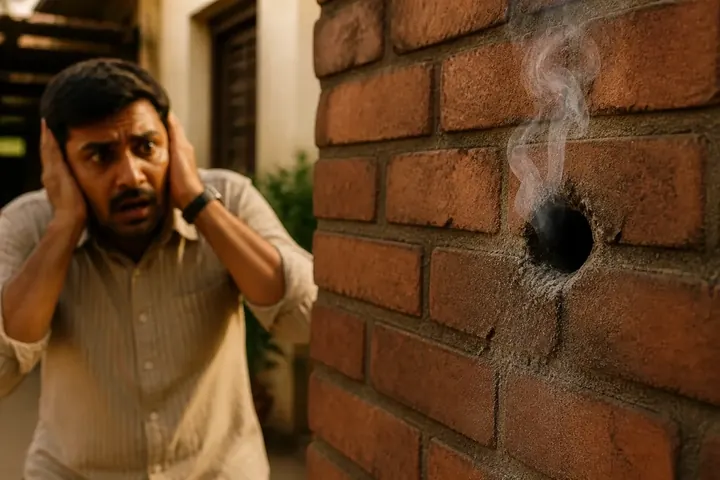 gunshot — picture meaning