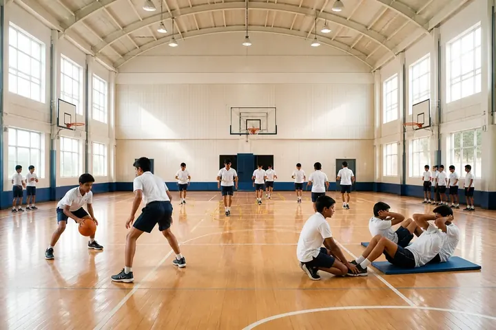 gymnasium — picture meaning