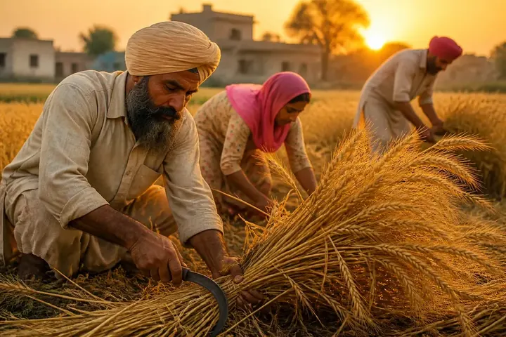 harvest — picture meaning