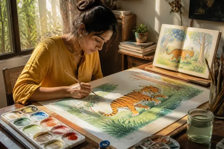 illustrate — picture meaning