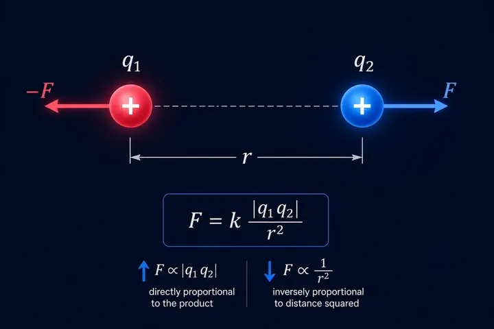 coulomb's law — picture meaning