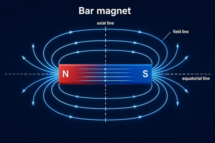 bar magnet — picture meaning