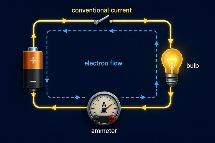 current — picture meaning